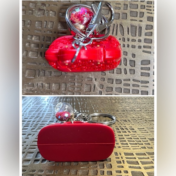 Micro Purse Keychain / Purse Charm - Red - Picture 4 of 6